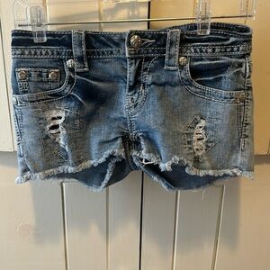 Miss Me Jean shorts. Size 25
